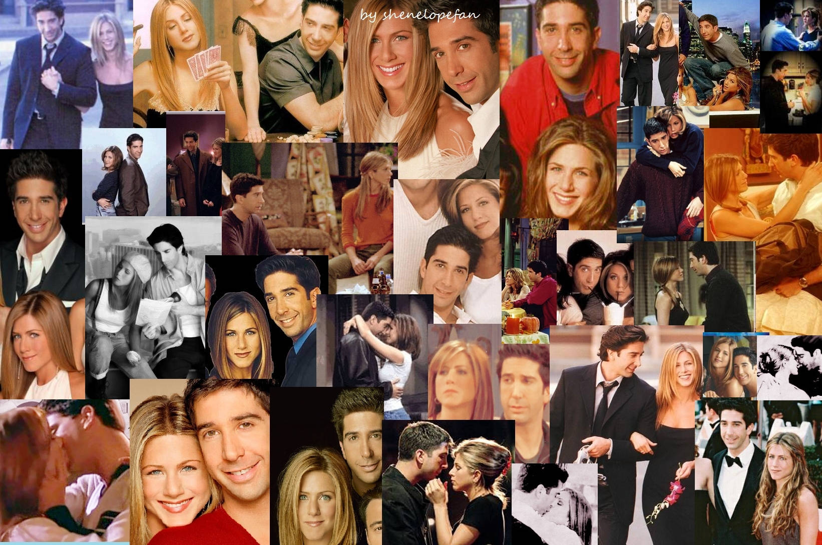 Jennifer And David In Friends Wallpaper