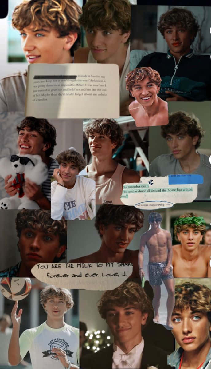 Jeremiah Fisher Collage Aesthetic Wallpaper