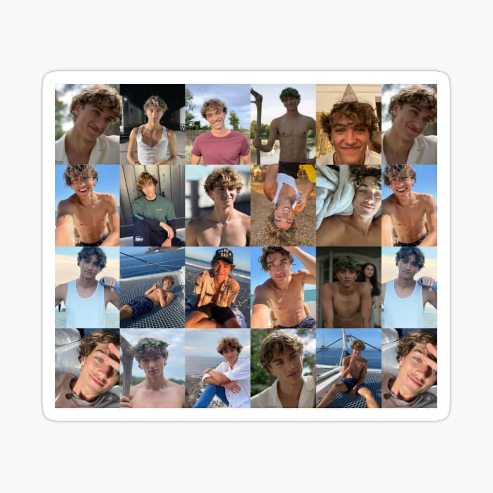 Jeremiah Fisher Summer Vibes Collage Wallpaper