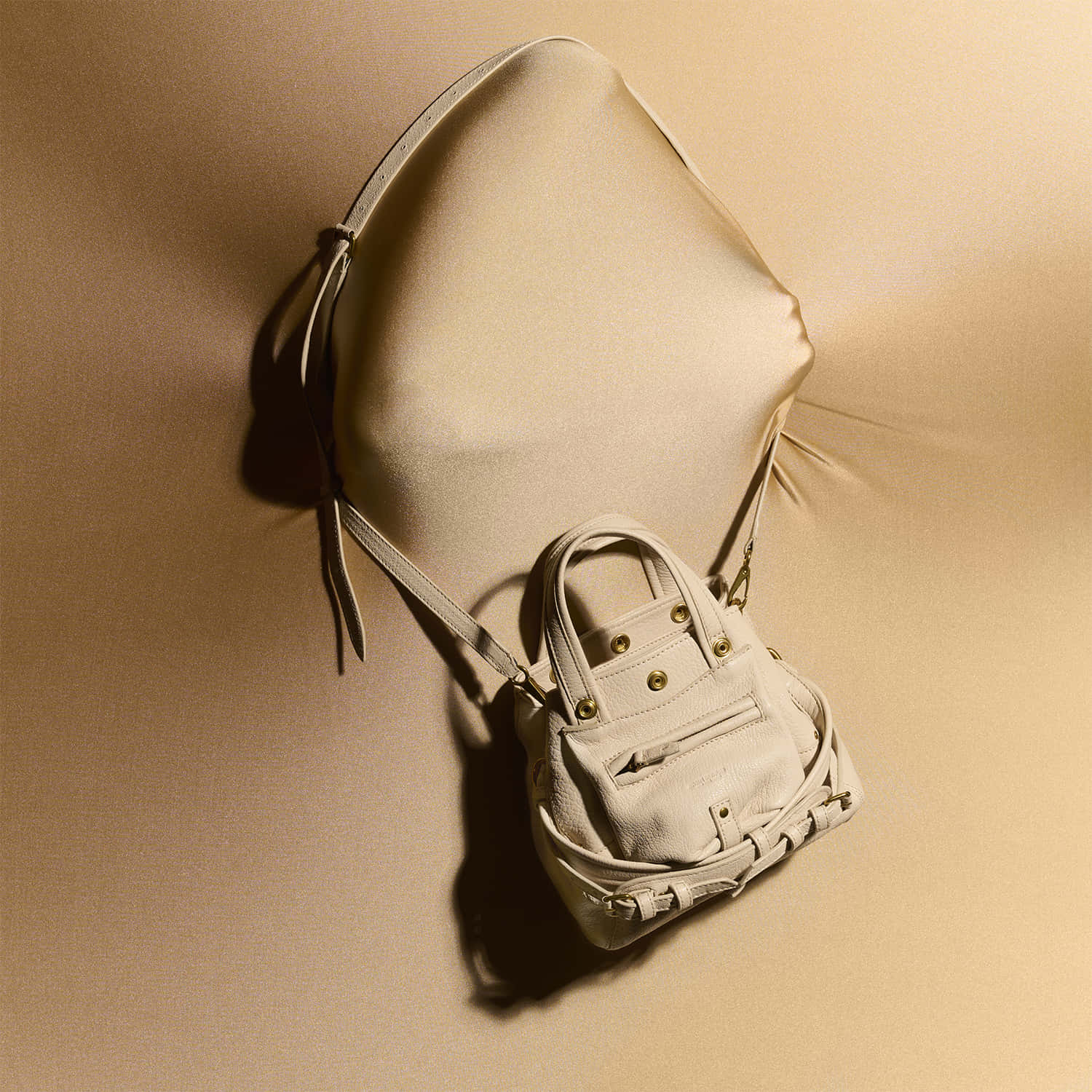 Jérôme Dreyfuss Billy Bag In Satin Backdrop Wallpaper