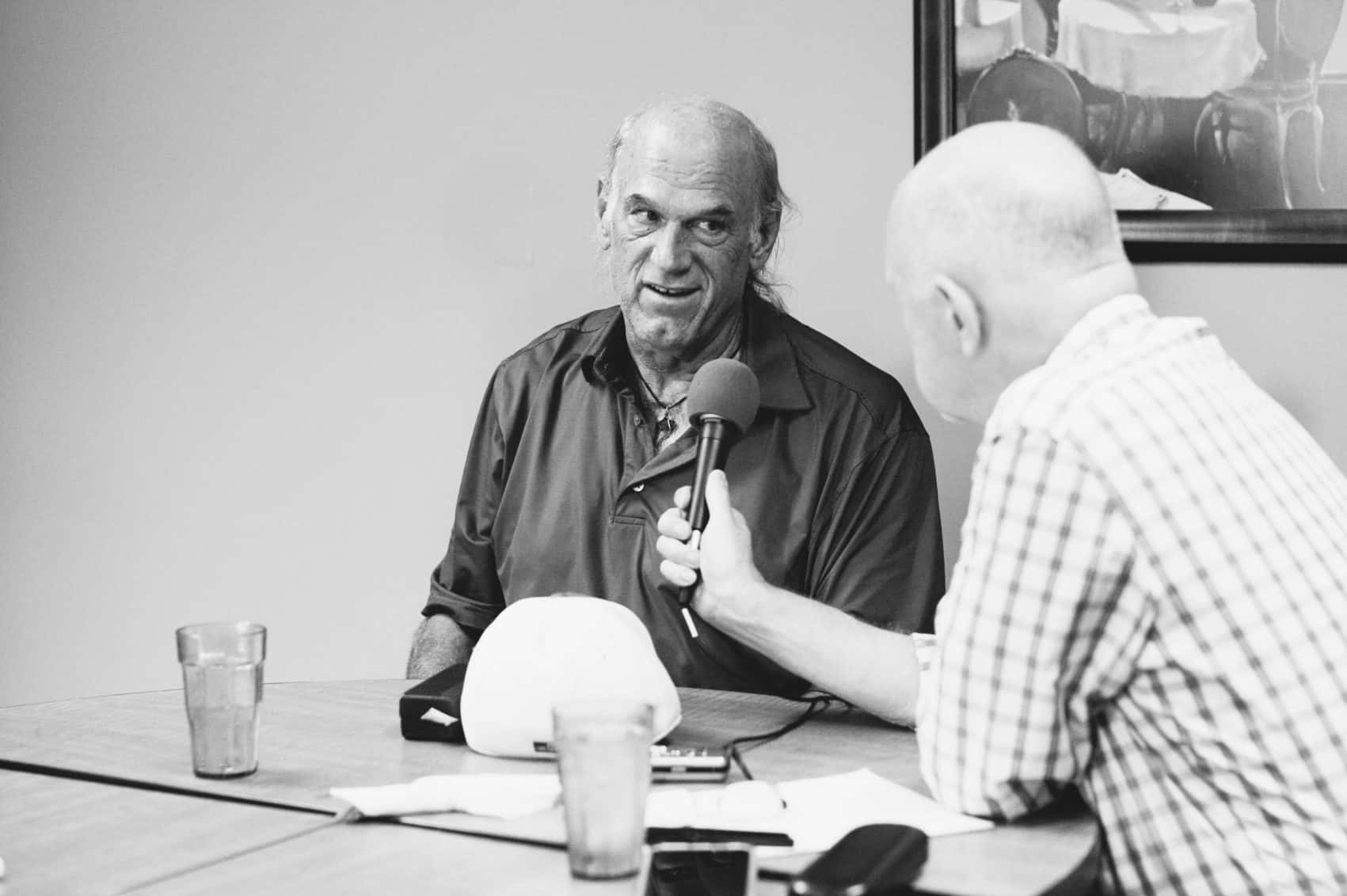 Jesse Ventura Monochrome Image Wallpaper