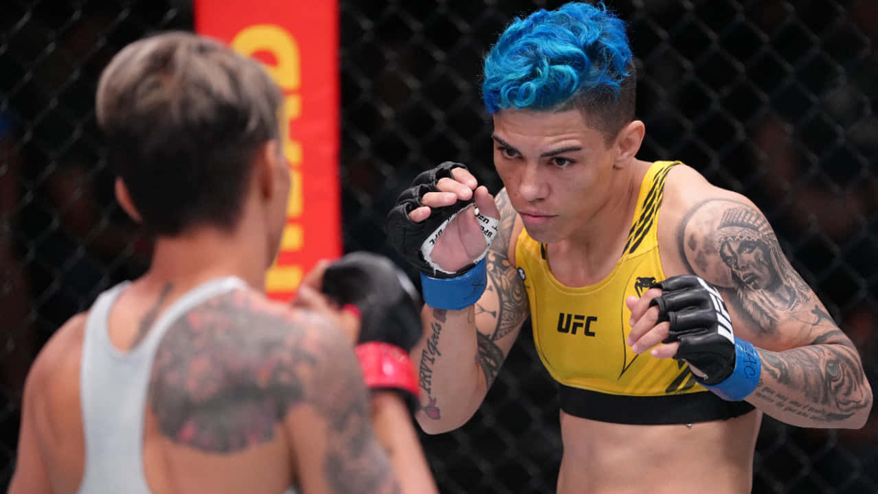 Jéssica Andrade Fighting Amanda Lemos Wallpaper