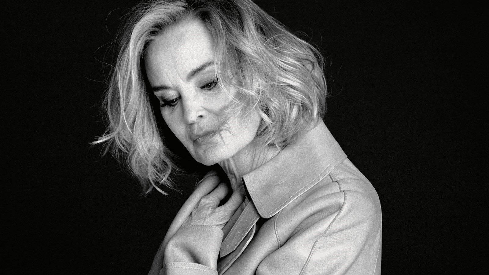 Jessica Lange Monochrome Wallpaper