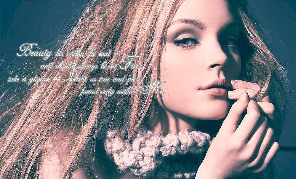 Jessica Stam Quote Poster Wallpaper