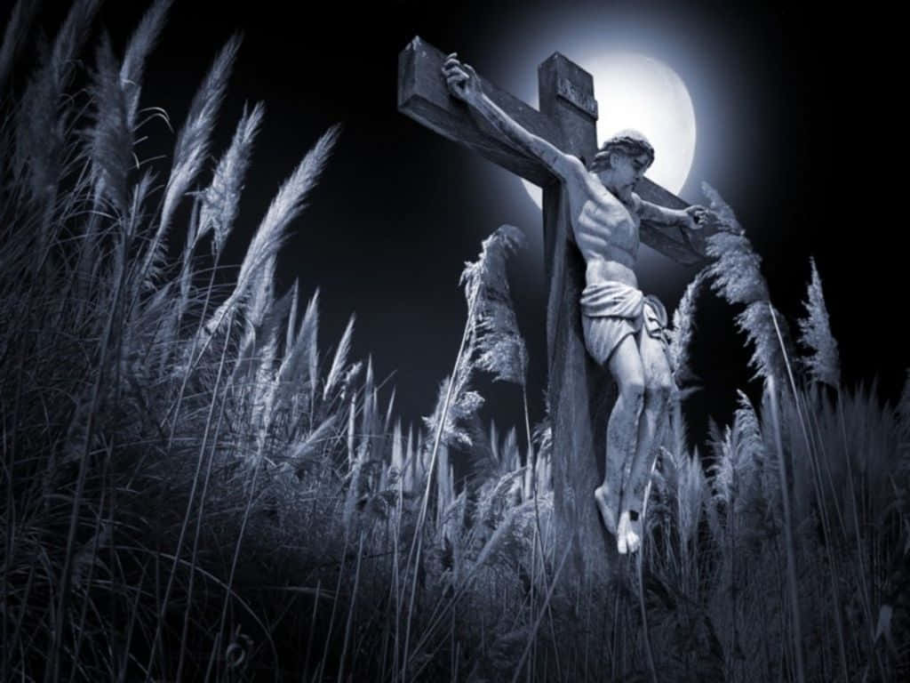 Jesus Christ Crucified On The Cross Wallpaper