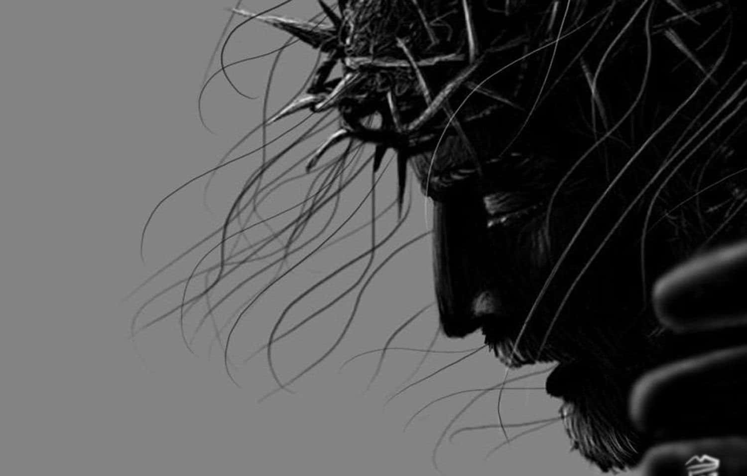 Jesus Christ's Crucifixion On The Cross Wallpaper