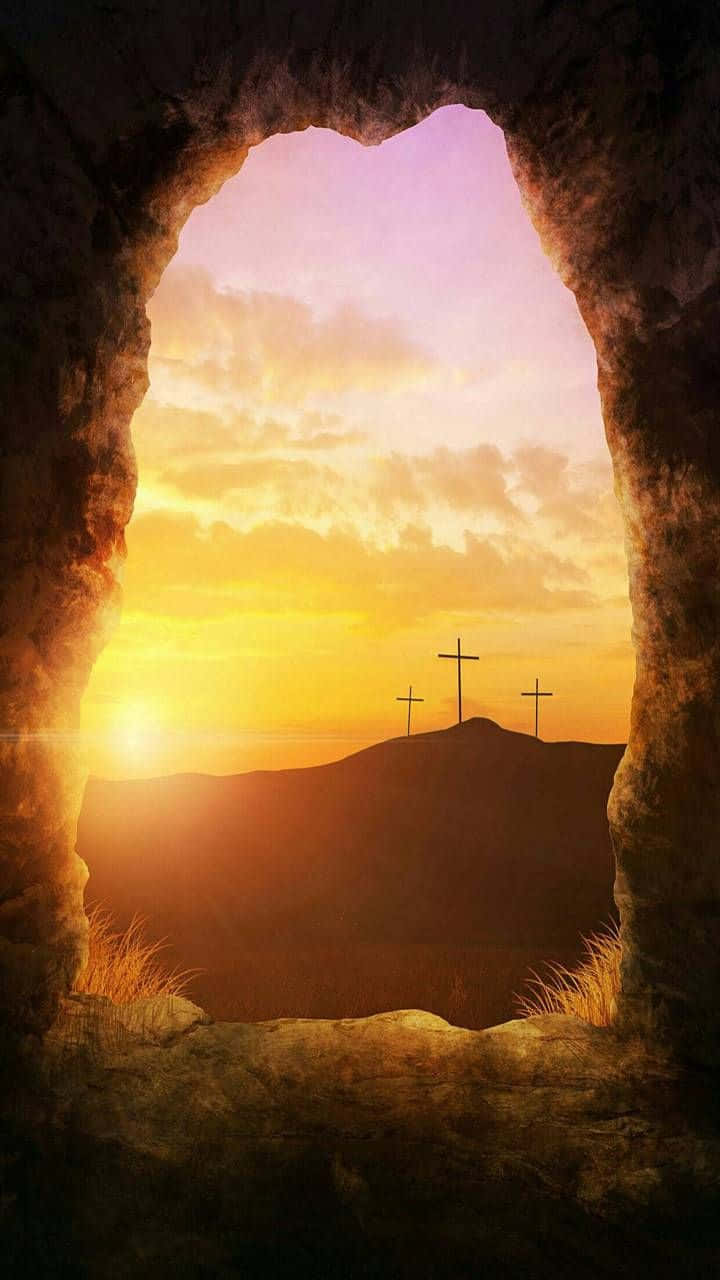 Jesus Christ's Glorious Resurrection Wallpaper