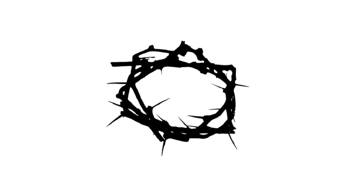 Jesus Wearing The Crown Of Thorns Wallpaper