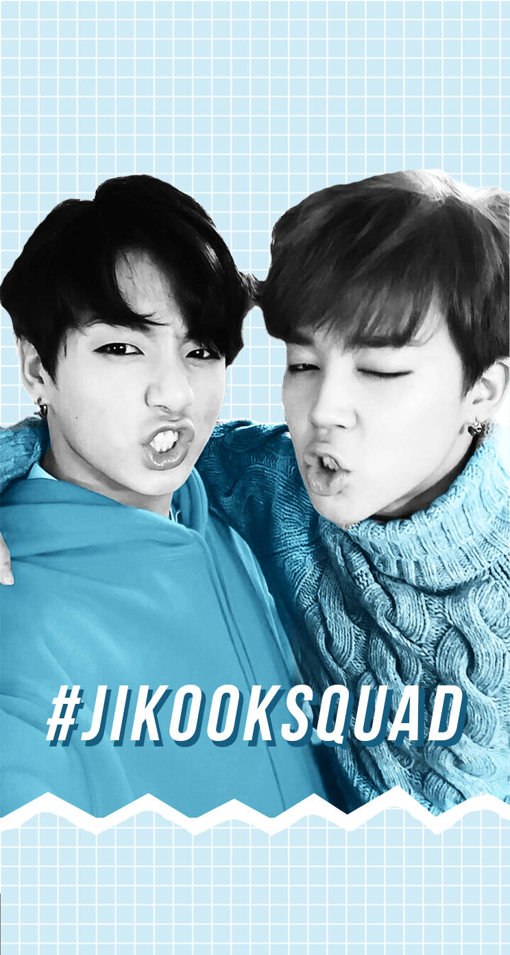 Jikook Funny Faces Jikooksquad Wallpaper