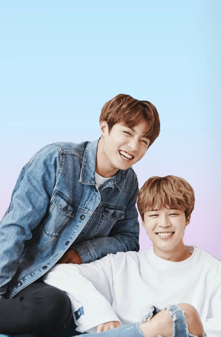 Jikook Smiling At Camera Wallpaper