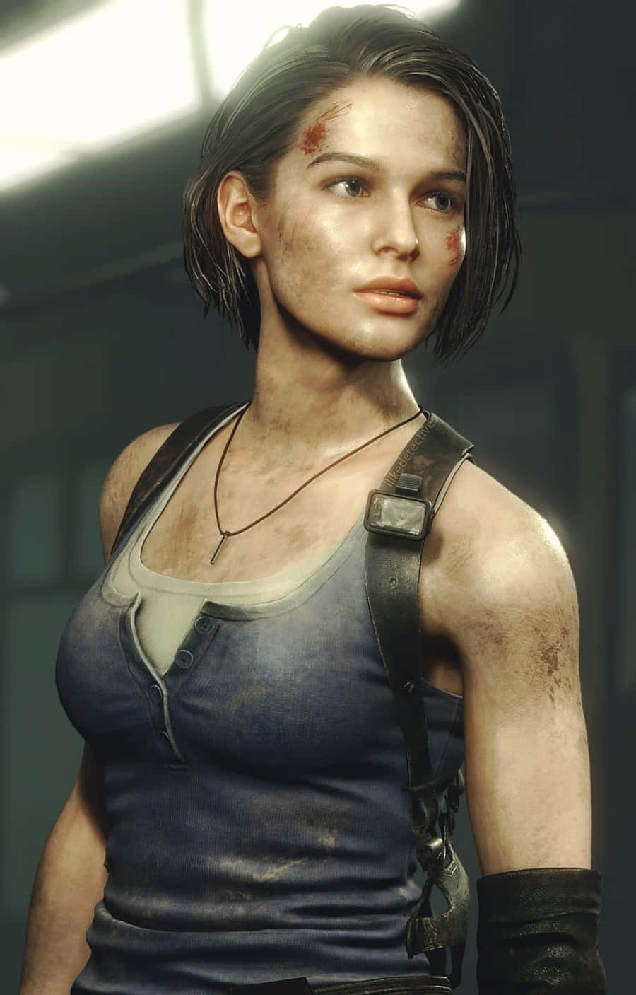 Jill Valentine In Action Wallpaper