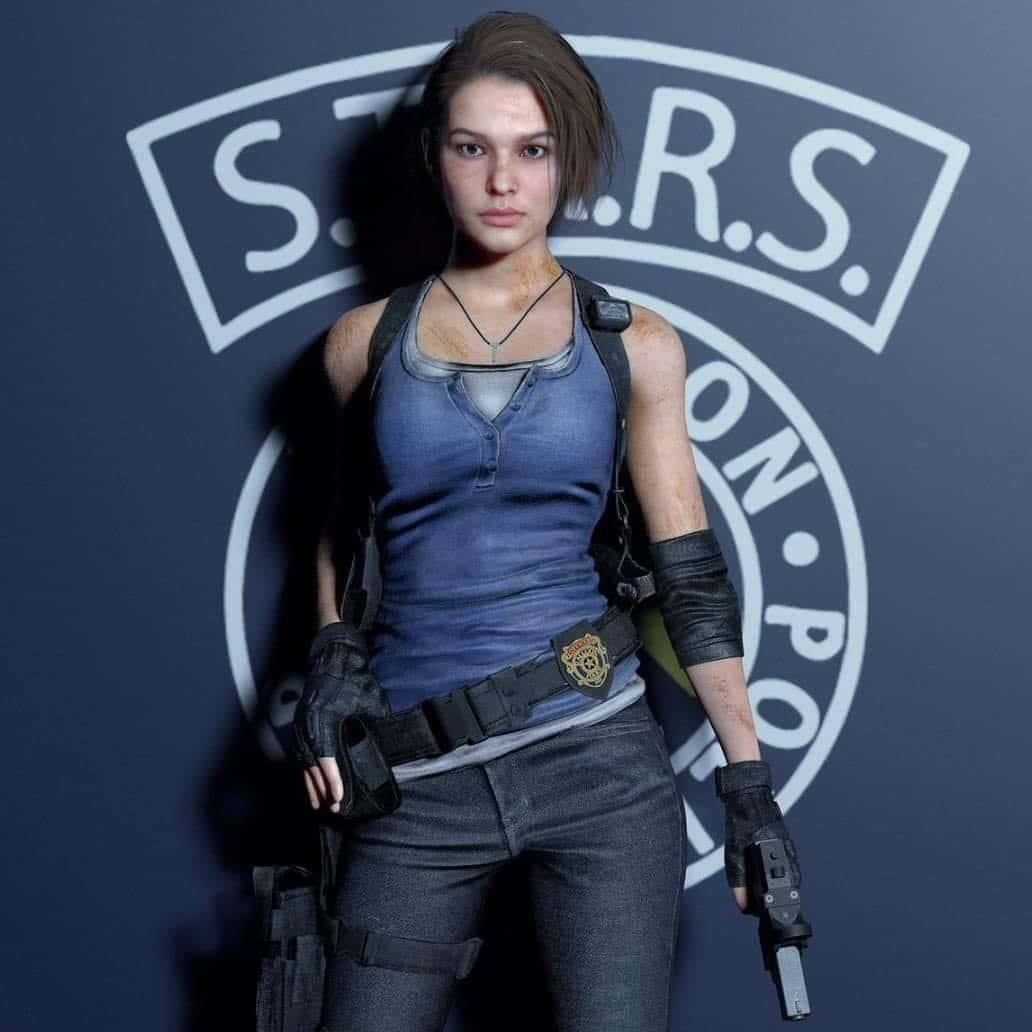 Jill Valentine In Combat Uniform Wallpaper