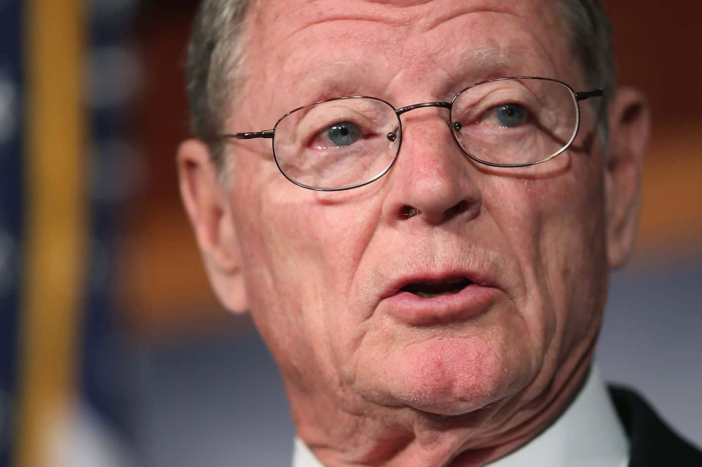 Jim Inhofe With His Glasses Wallpaper