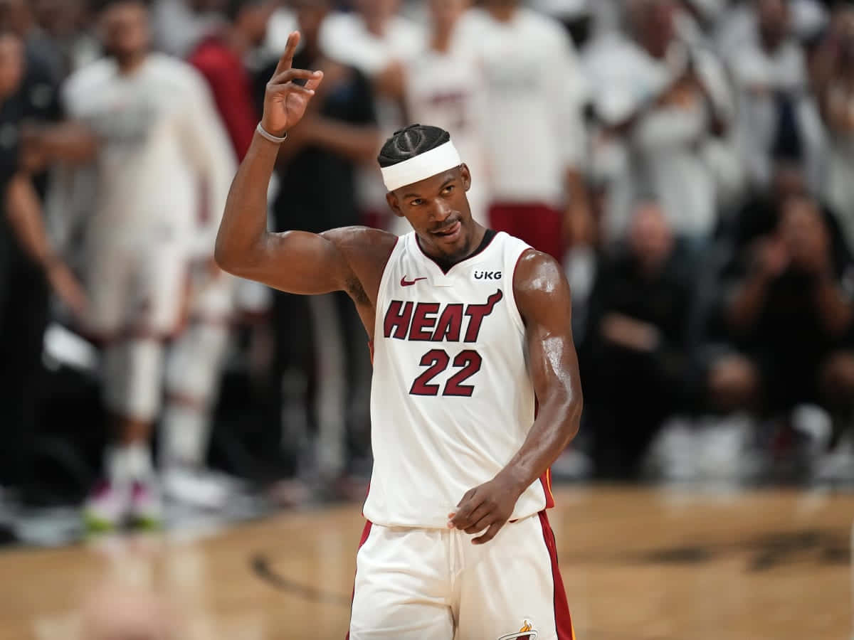 Jimmy Butler Miami Heat Celebration Wallpaper