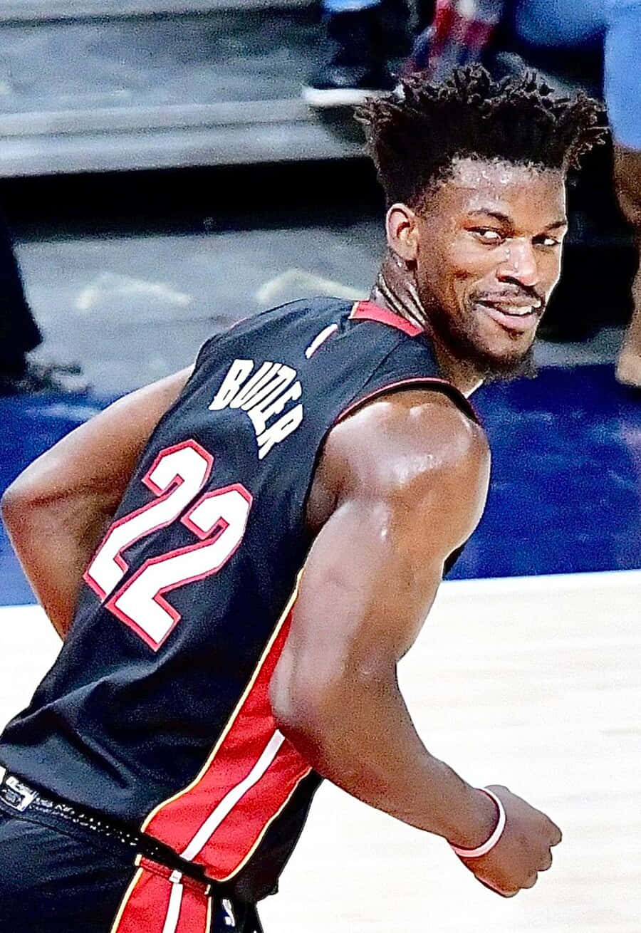 Jimmy Butler Miami Heat Game Moment Wallpaper