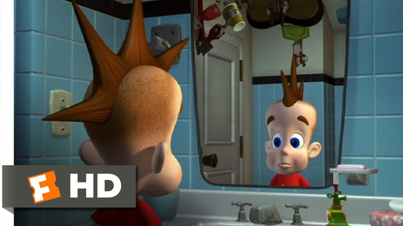 Jimmy Neutron Boy Genius Sporting A Mohawk Wallpaper