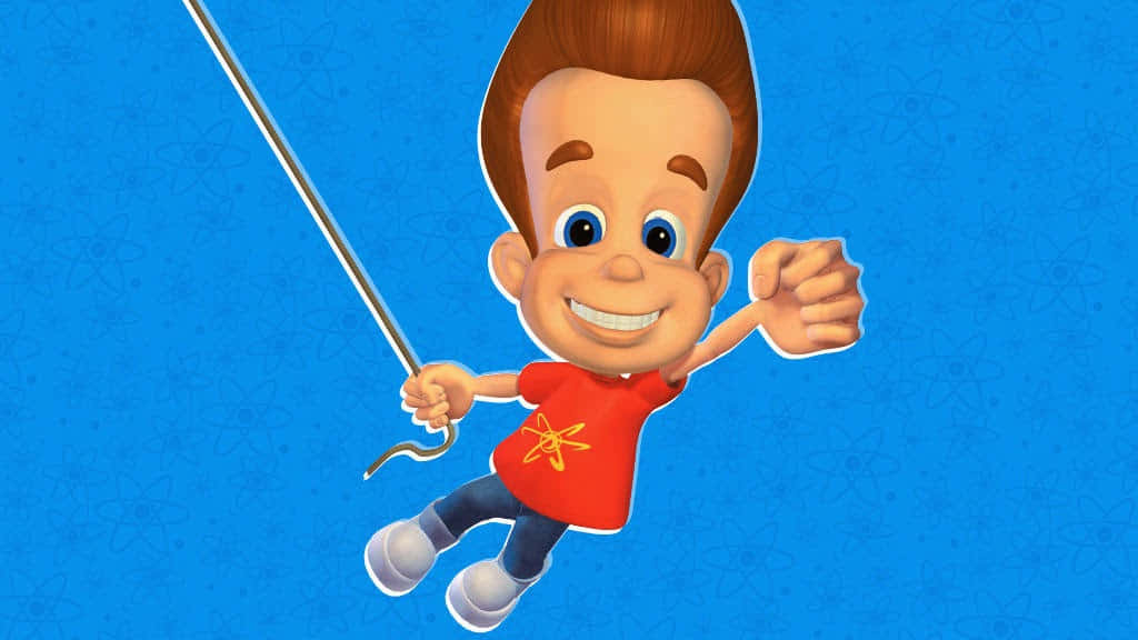 Jimmy Neutron Boy Genius Swinging Wallpaper