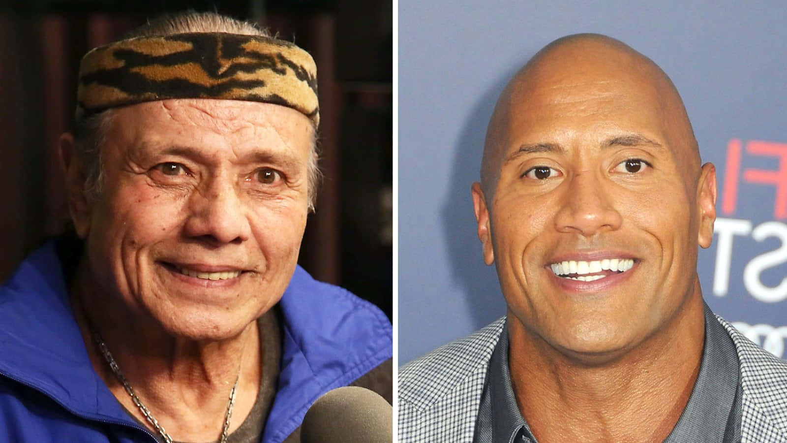 Jimmy Snuka And Dwayne Johnson Wallpaper