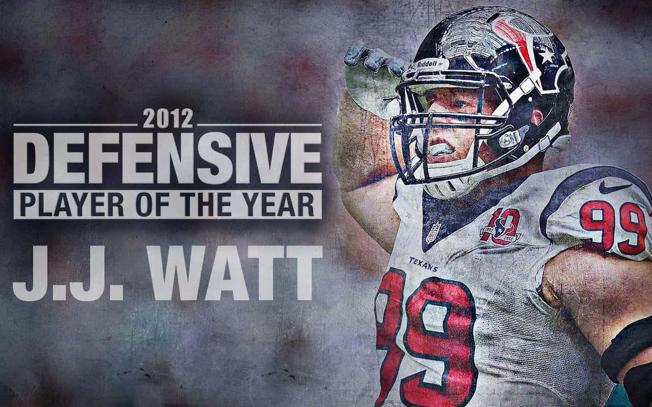 Jj Watt Dominating The Nfl Wallpaper