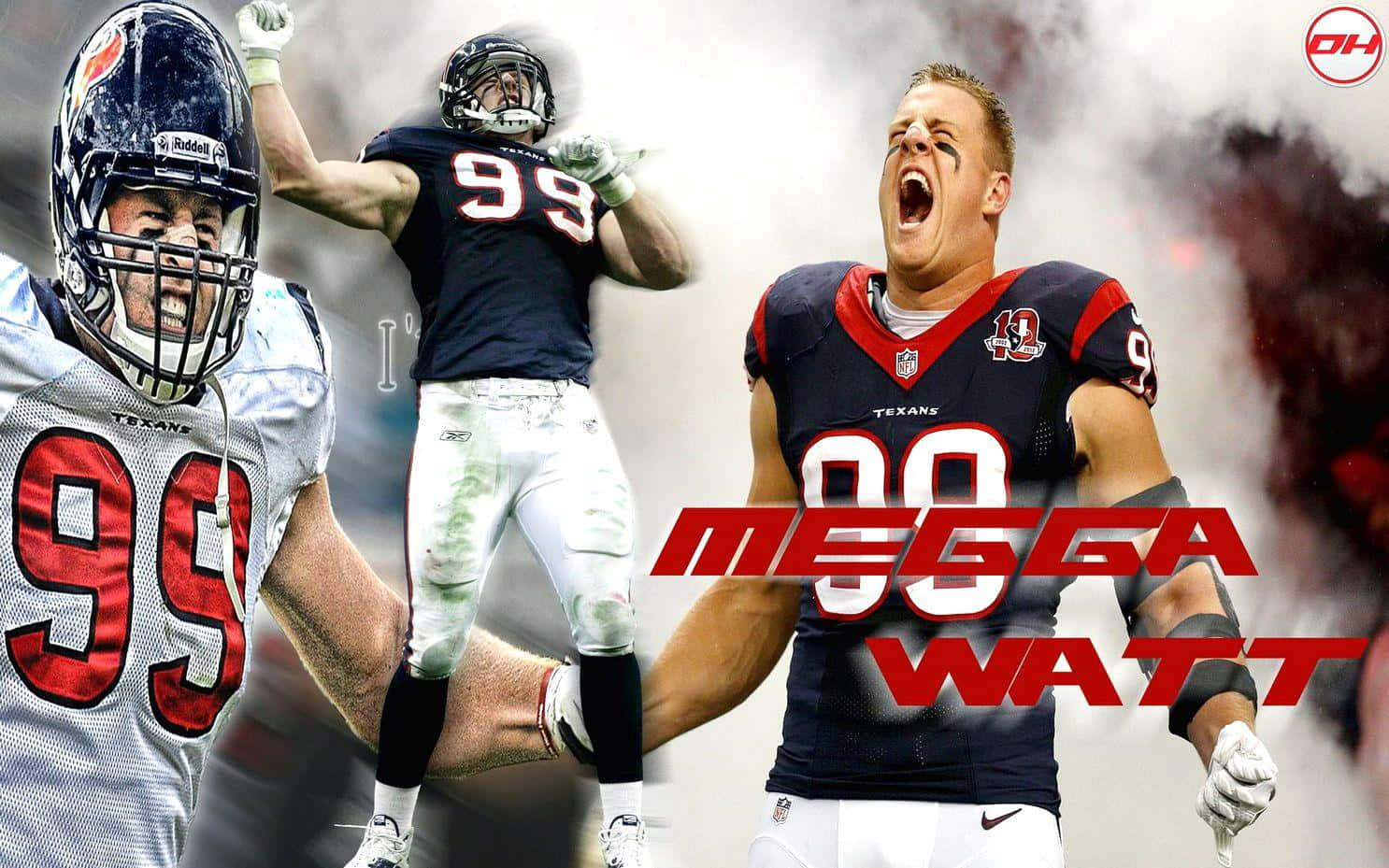 Jj Watt Of The Houston Texans Wallpaper