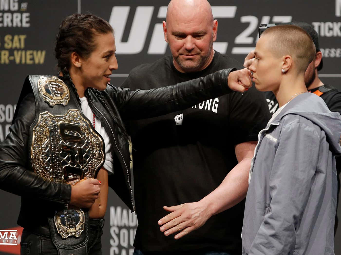 Joanna Jedrzejczyk Face Off Wallpaper