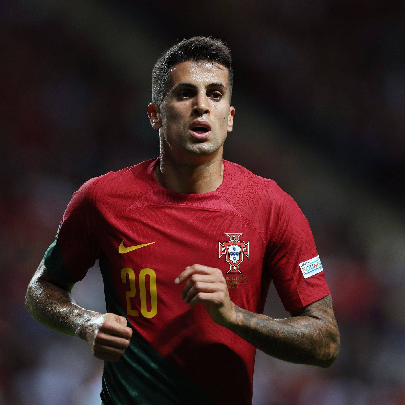 Joao Cancelo Jogging Wallpaper