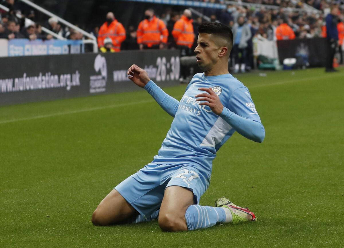 Joao Cancelo On His Knees Wallpaper