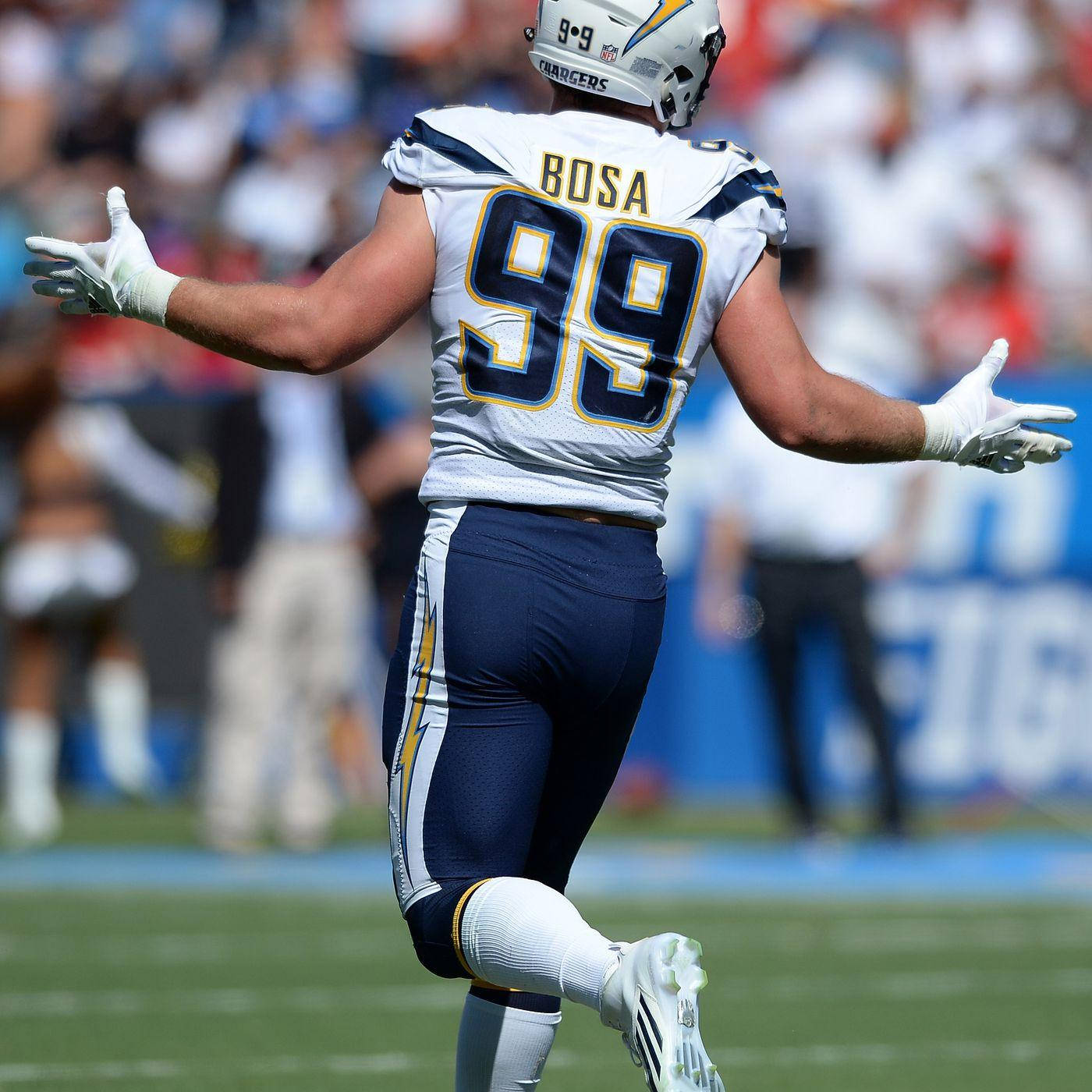 Joey Bosa Nfl Back View Wallpaper