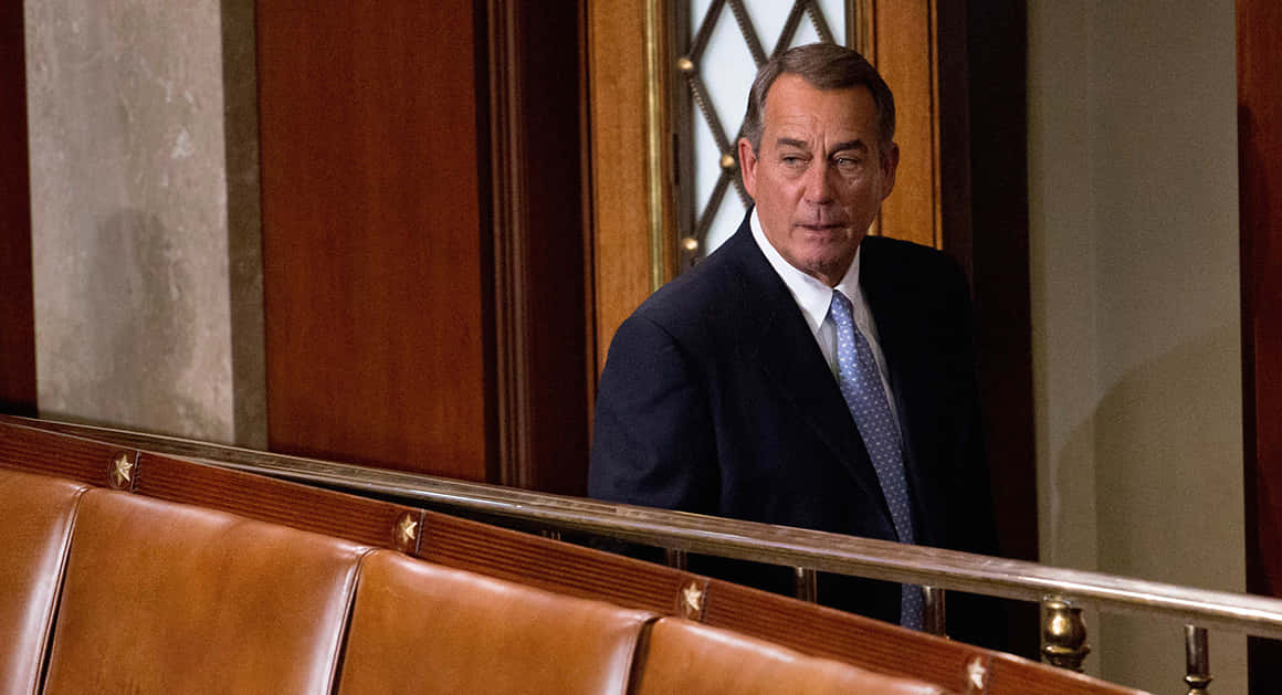 John Boehner Making An Entrance Wallpaper