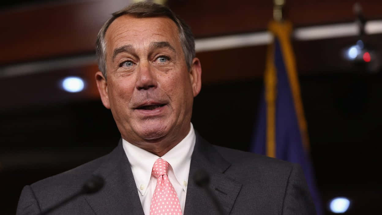 John Boehner Pink Tie Wallpaper