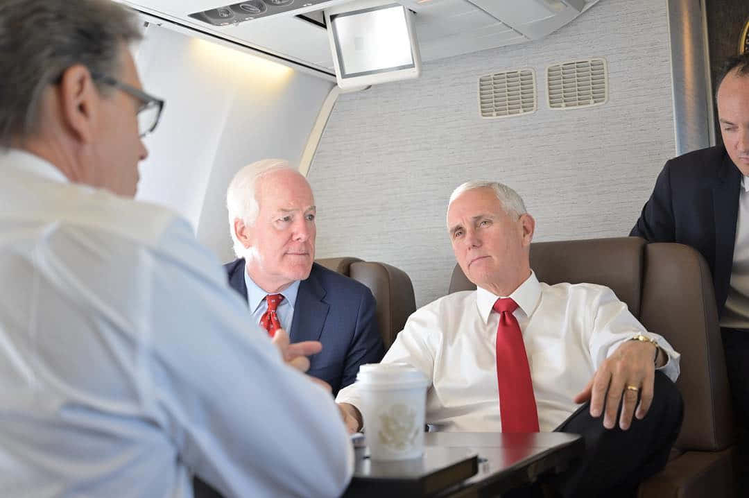 John Cornyn Flying In A Private Jet Wallpaper