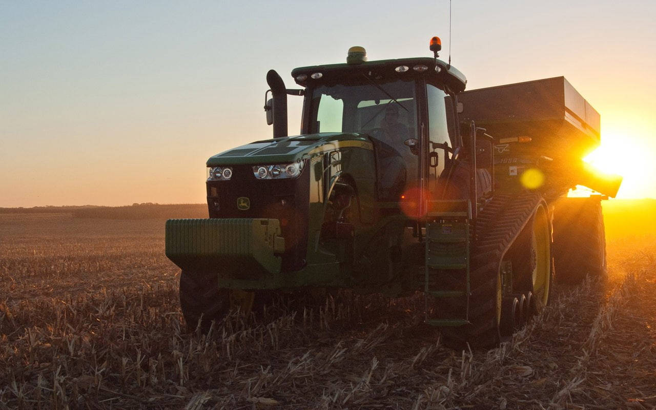 John Deere Sunset Wallpaper