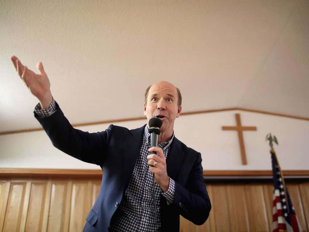 John Delaney Addressing The Public Wallpaper