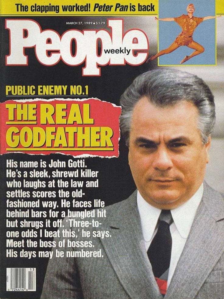 John Gotti, Infamous Mob Boss, On The Cover Of People Weekly Magazine Wallpaper