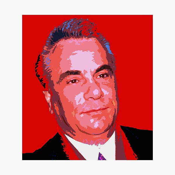 John Gotti Red Painting Wallpaper