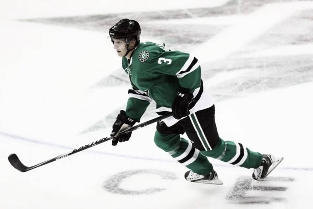 John Klingberg - Unleashing Power On Ice Wallpaper