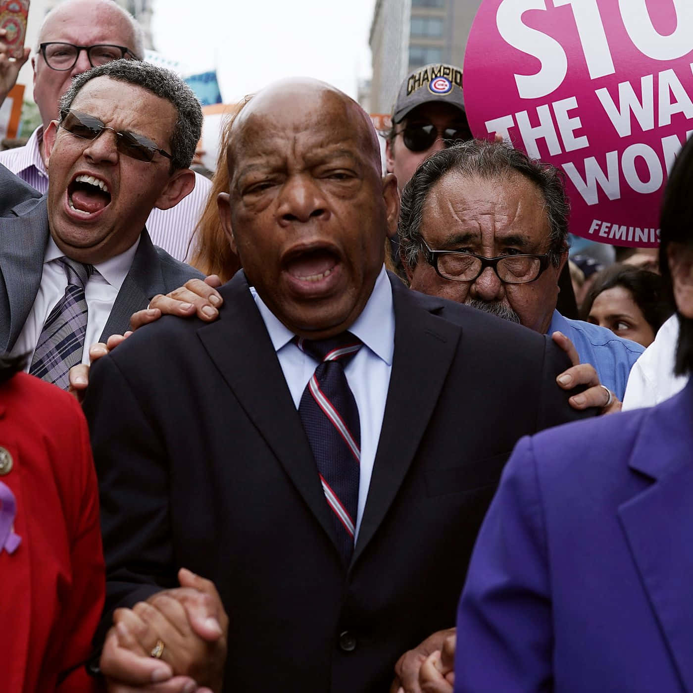 John Lewis At A Protest Wallpaper