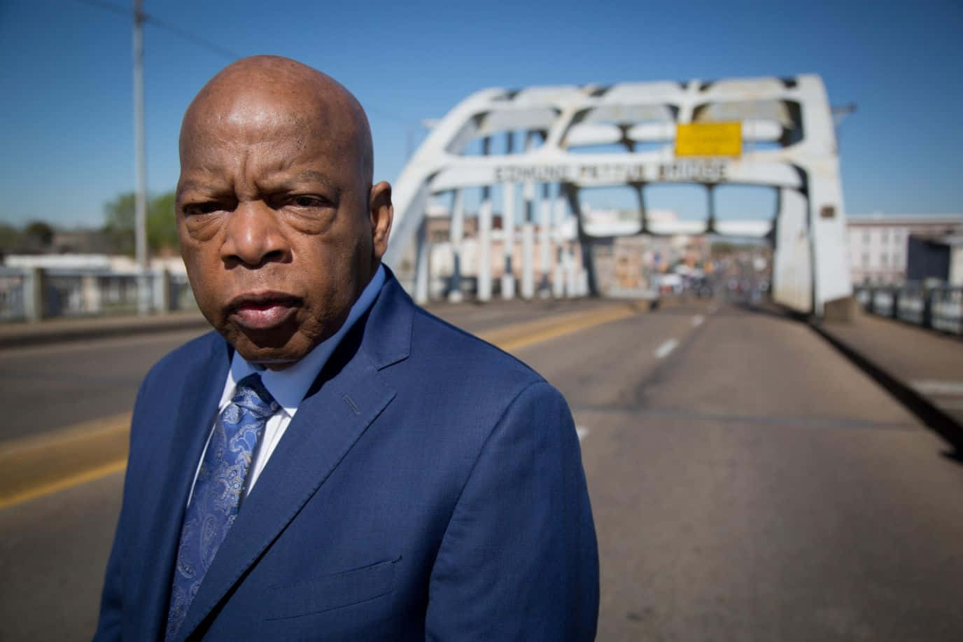 John Lewis At Edmund Pettus Bridge Wallpaper