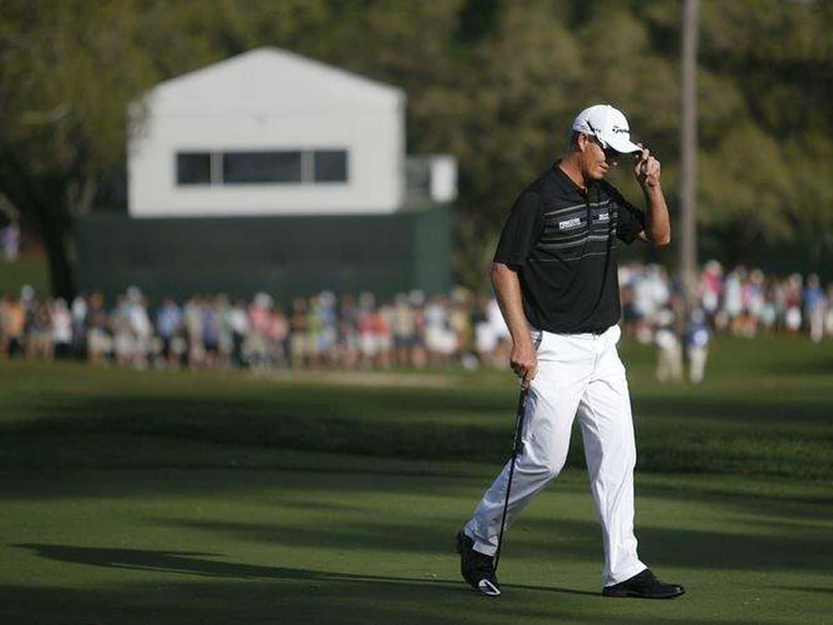 John Senden Walking On The Course Wallpaper