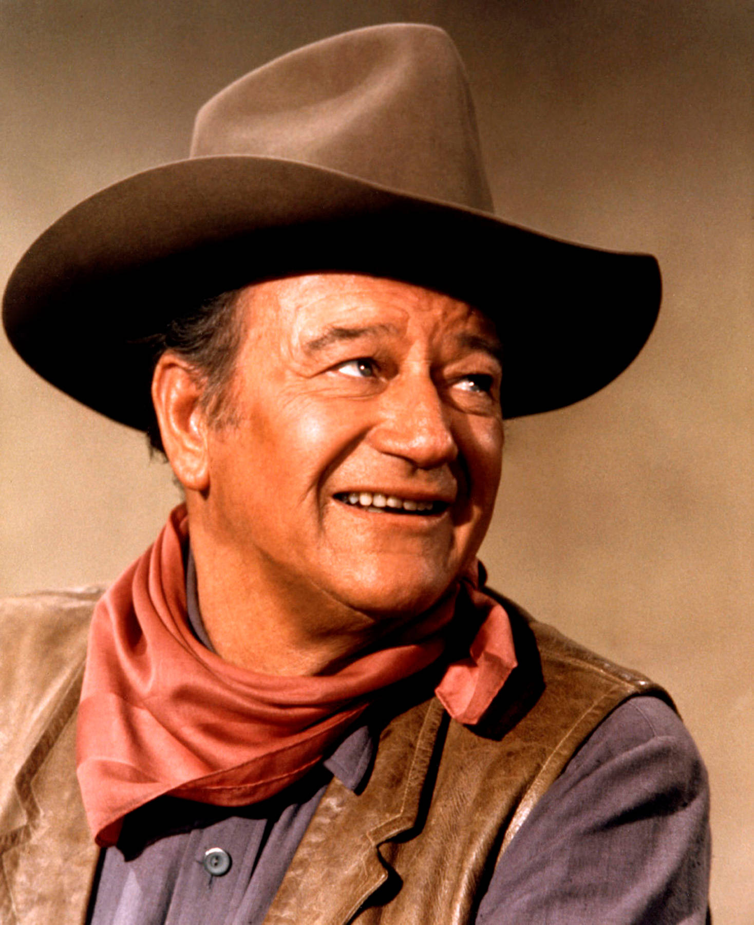 John Wayne Close Up Wallpaper