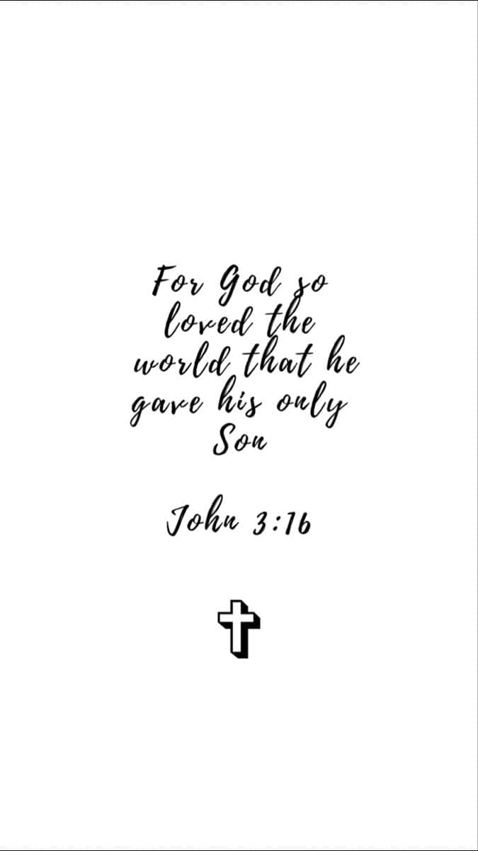 John316 Biblical Verse Wallpaper