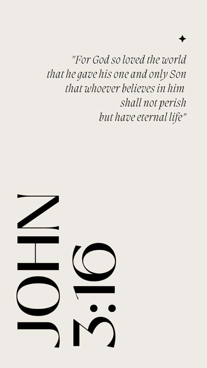 John316 Biblical Verse Wallpaper