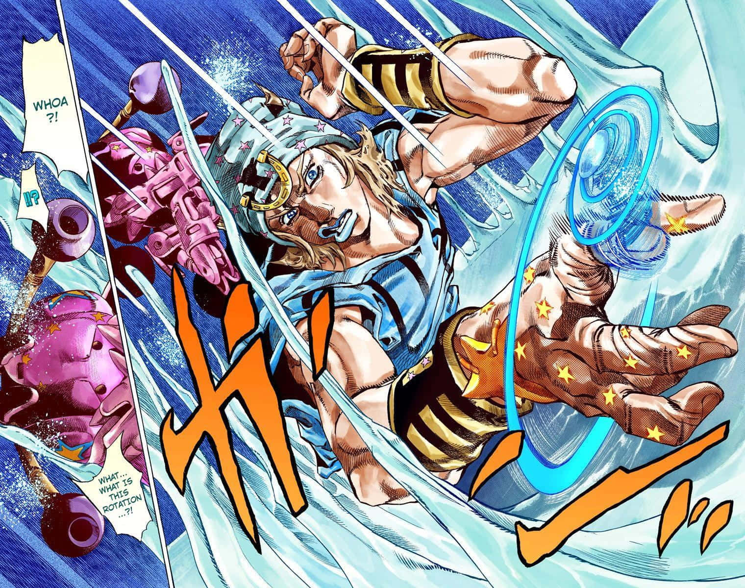 Johnny And Gyro In Jojo's Steel Ball Run Adventure Wallpaper