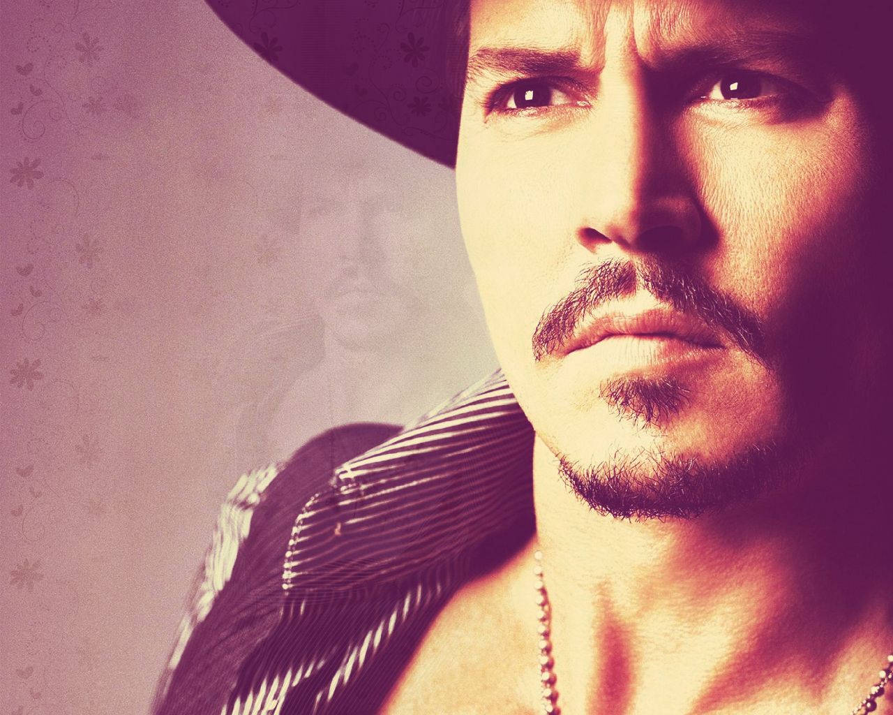 Johnny Depp Sepia Wallpaper