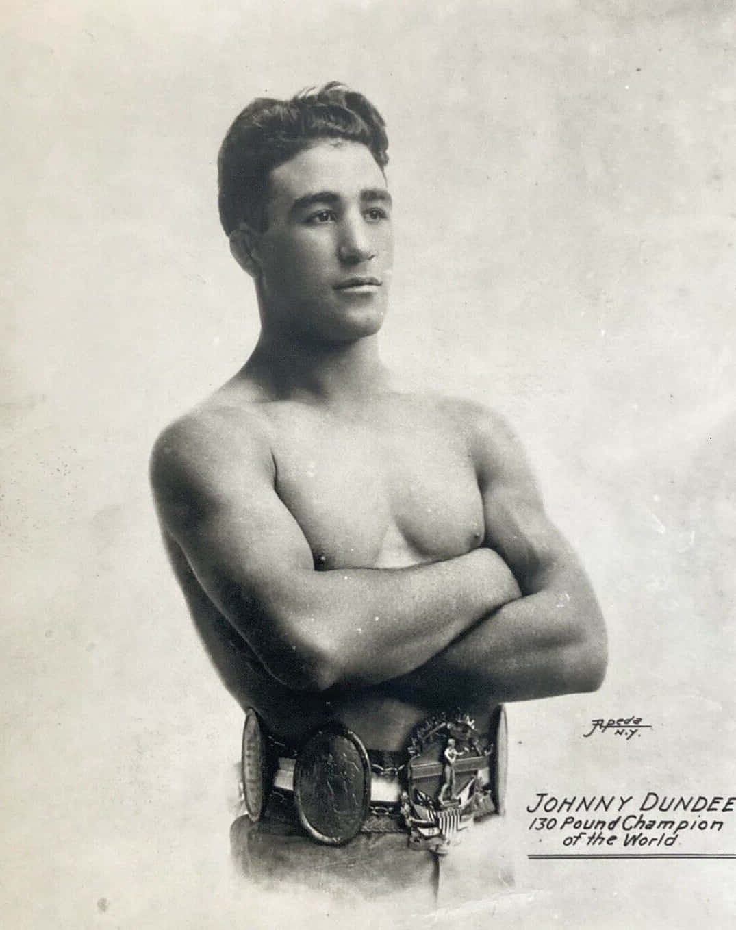 Johnny Dundee's Signed Photo Wallpaper