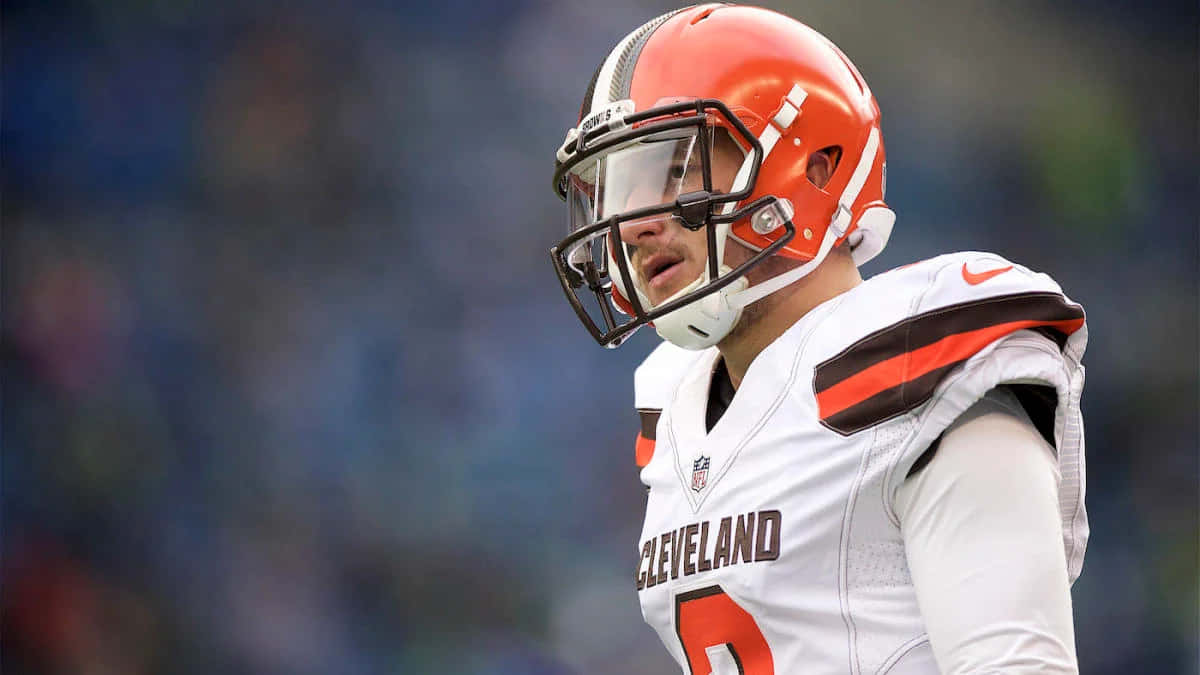 Johnny Manziel Cleveland Browns Sideline Wallpaper