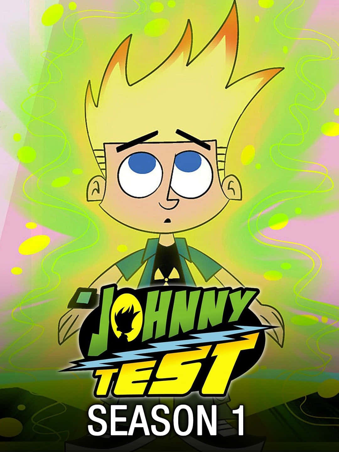 Johnny Test In Action With Dukey Wallpaper