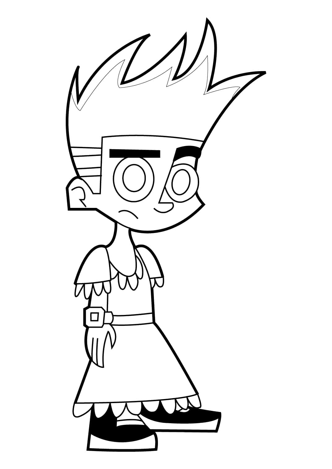 Johnny Test Strikes A Pose Wallpaper