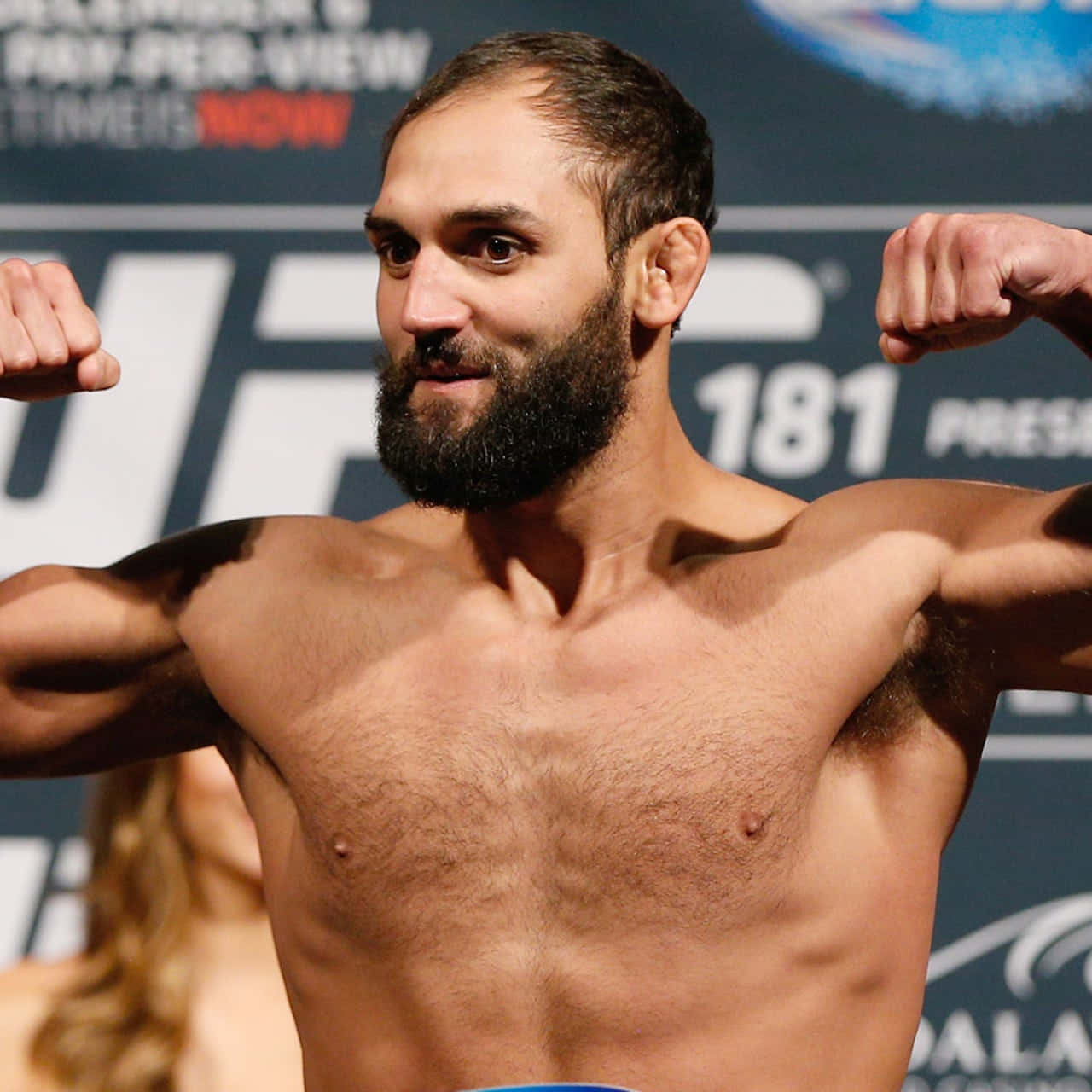 Johny Hendricks Flexing Muscles Wallpaper