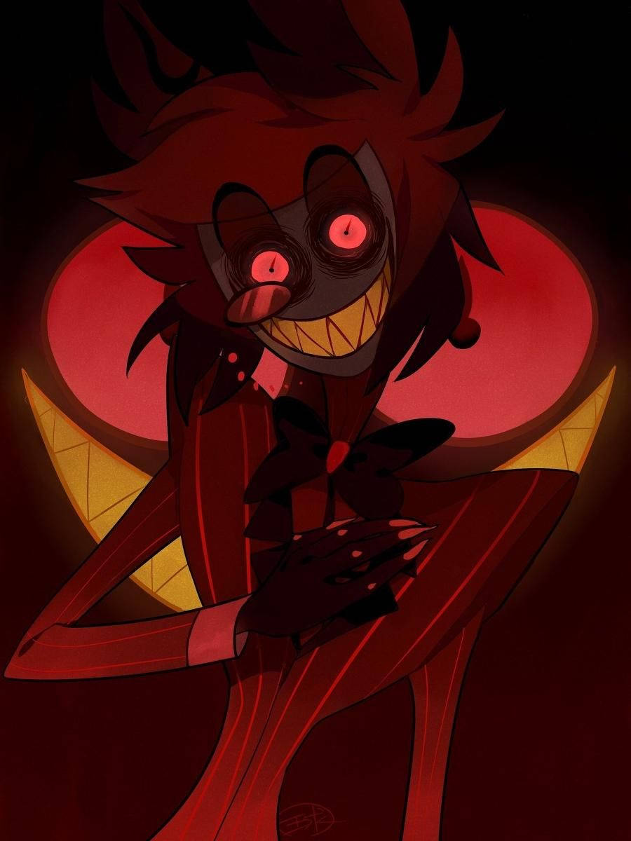 Join Alastor And The Hazbin Hotel Residents In A Spooky Adventure Filled With Lots Of Fun And Chaos! Wallpaper